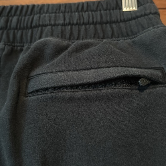 FLX Blue/Green Wide Leg High Rise Relaxed Womens S Fleece Sweat Pants Cotton - Picture 5 of 9